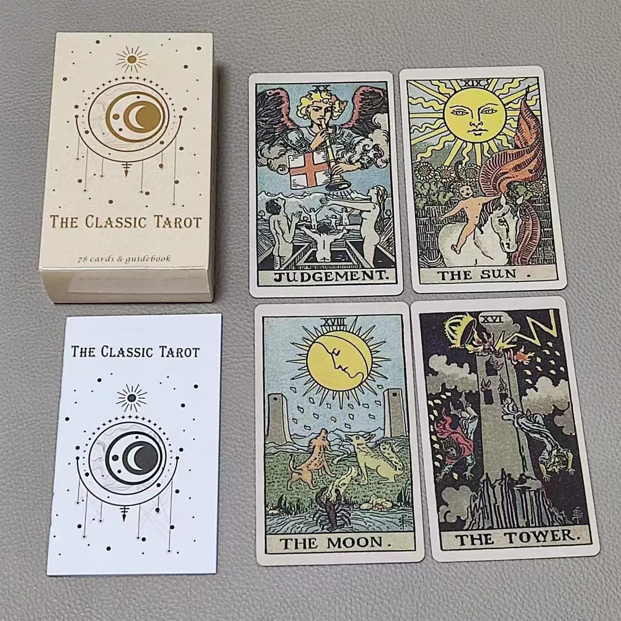Tarot Cards Deck With Guidebook - 10,3*6 см Классический Таро 78 карт