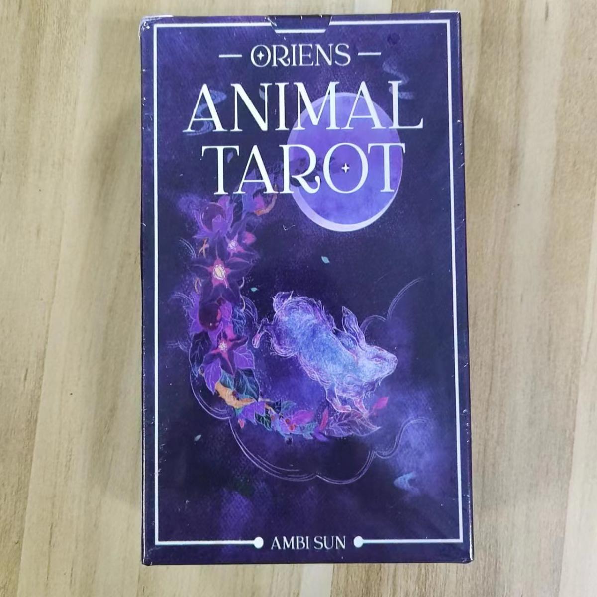 Tarot Cards Deck With Guidebook - 12x7 см Орианские животные Таро 78