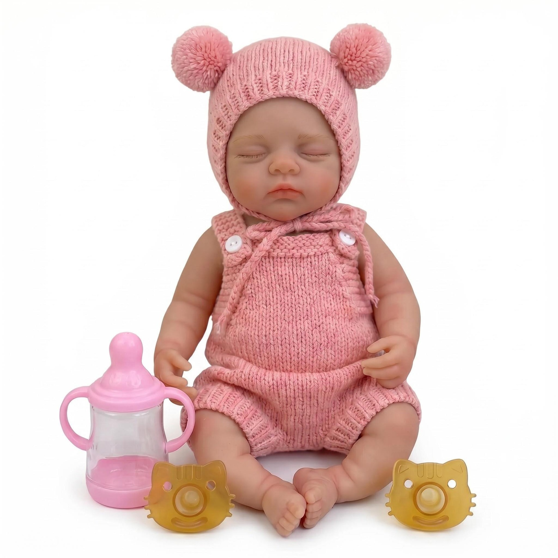 Reborn Baby Doll Silicone Realistic - Кукла-реборн NPK Irys, 12 дюймов, реалистичная,