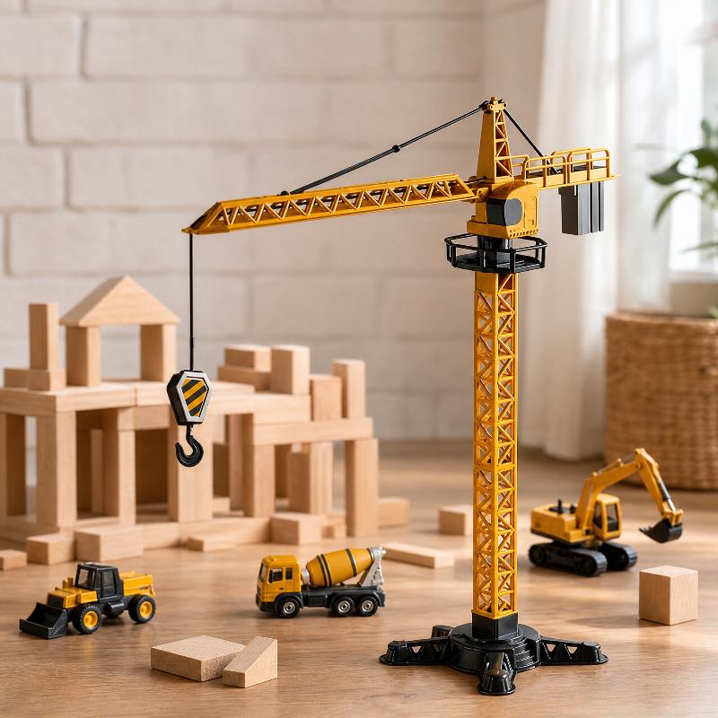 Игрушечный башенный кран, имит – обзор и цена Educational Toys