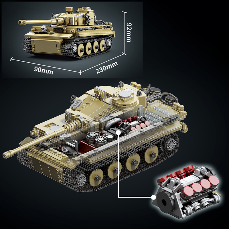 Военный конструктор из 1000 де – обзор и цена Lego Compatible Military Tank