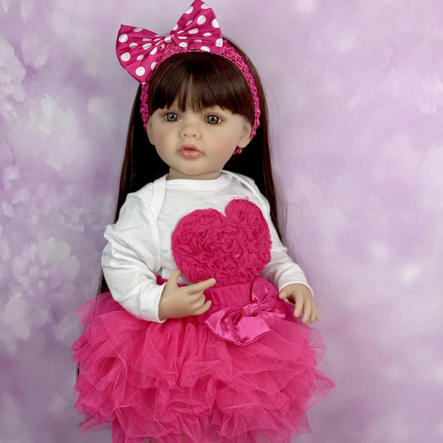 55 см (22 дюйма) Реалистичная  – обзор и цена Reborn Baby Doll Silicone Realistic