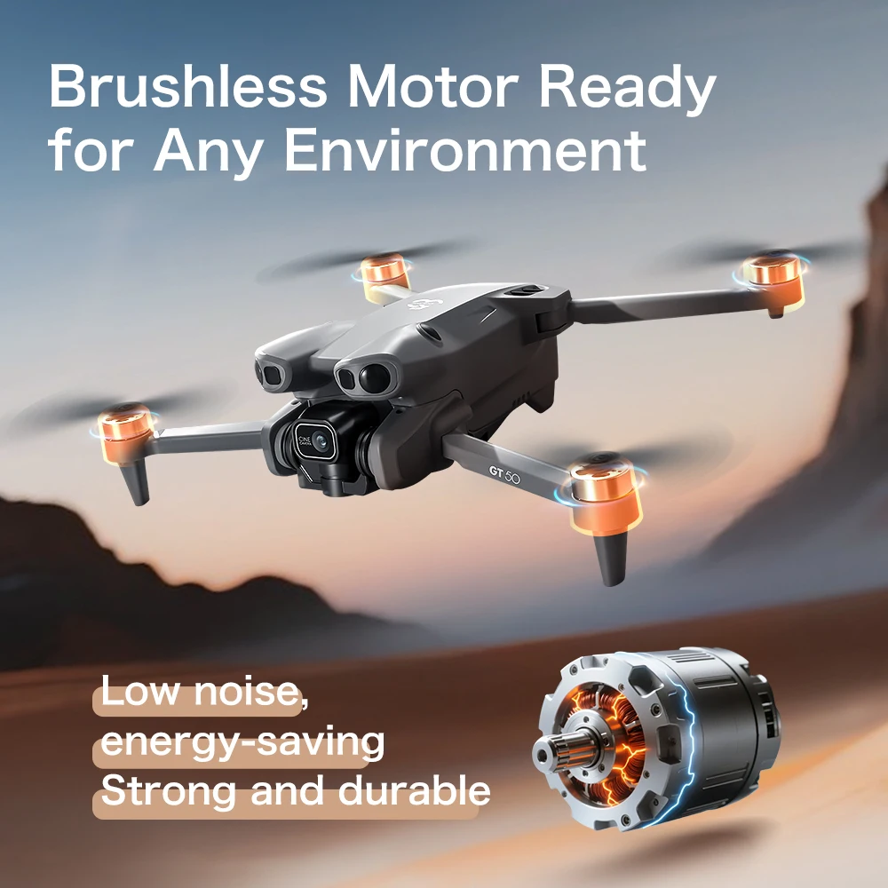 GT50 – дрон с функцией FPV, по – обзор и цена Fpv Brushless Rc Drone 4K