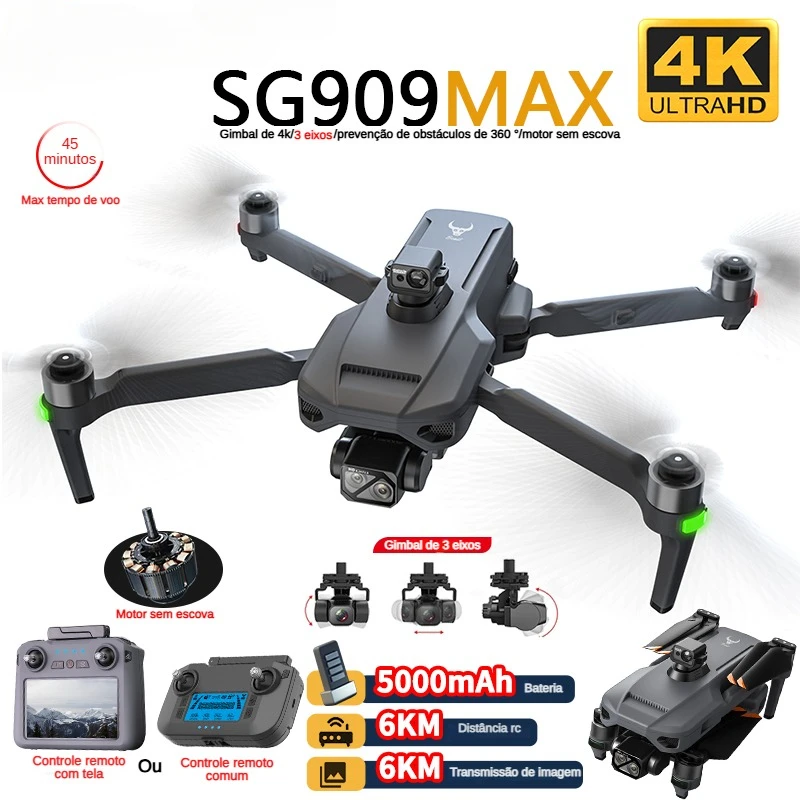 ZLL SG909 SG909MAX Профессиона – обзор и цена Fpv Brushless Rc Drone 4K